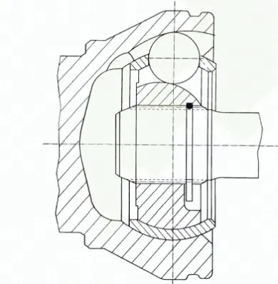Junta homocinética exterior delantera SPIDAN 24280