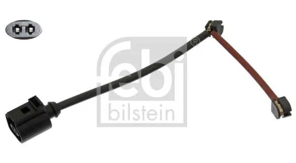 Sensor de desgaste de pastillas de freno trasero 44549 Febi
