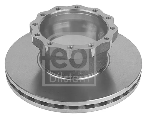 Disco de freno trasero 10989 Febi