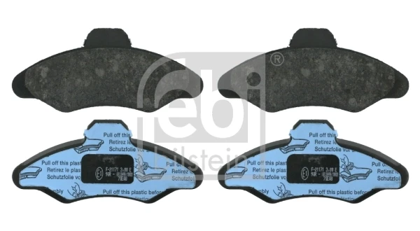 16038 Febi pastillas de freno delanteras