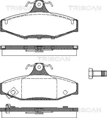 Pastillas de freno traseras SP1066 Hyundai/Kia