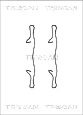 Juego de resortes de sujeción de pastillas de freno traseras Ford C-Max Grand