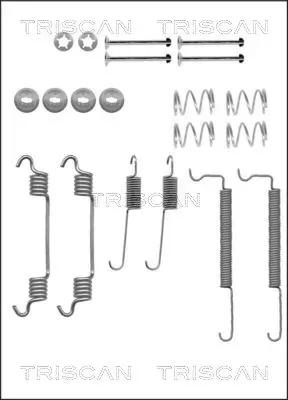 Kit de montaje de zapatas de freno traseras Daewoo Nubira I