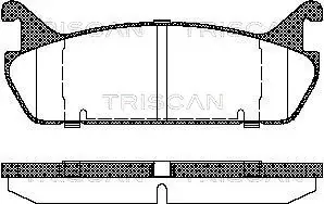 Pastillas de freno traseras B4Y12649Z Mazda