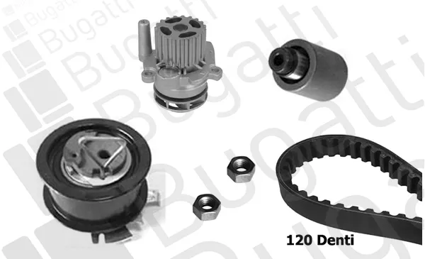 Kit de distribución KBU10380C Bugatti