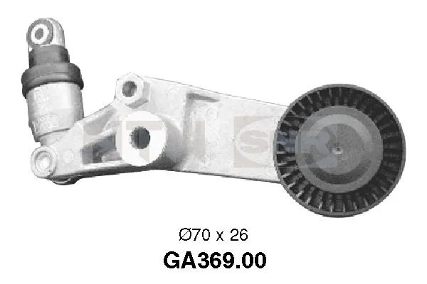  Tensor de correa poli V Toyota Corolla 