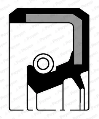Retén exterior del cubo de rueda delantero NJ992 Payen