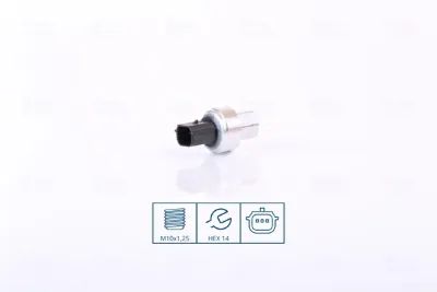 Sensor de presión absoluta del aire acondicionado NISSENS 301057