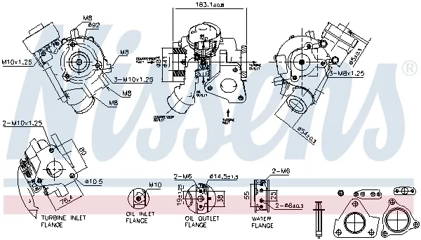 Turbocompresor 93636 Nissens