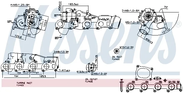 Turbocompresor 06H145701K VAG