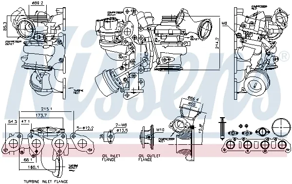 Turbocompresor 93508 Nissens