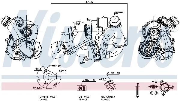 Turbocompresor 93310 Nissens