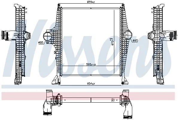 Intercooler Mercedes Benz Truck TRUCK ATEGO III