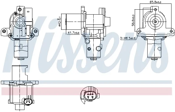 Válvula EGR 98183 Nissens
