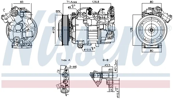 Compresor de aire acondicionado Renault Megane IV