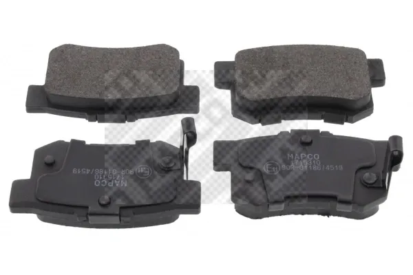 Pastillas de freno traseras 6529 Mapco