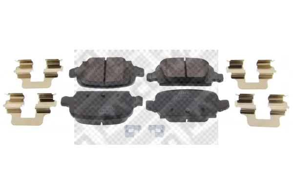 Pastillas de freno traseras 6711 Mapco