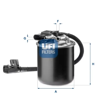 Filtro de combustible 2419300 UFI