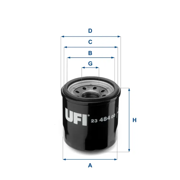 Filtro de aceite 2348400 UFI