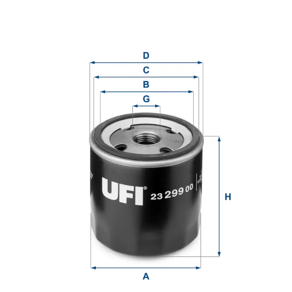 Portafiltro de aceite 2329900 UFI