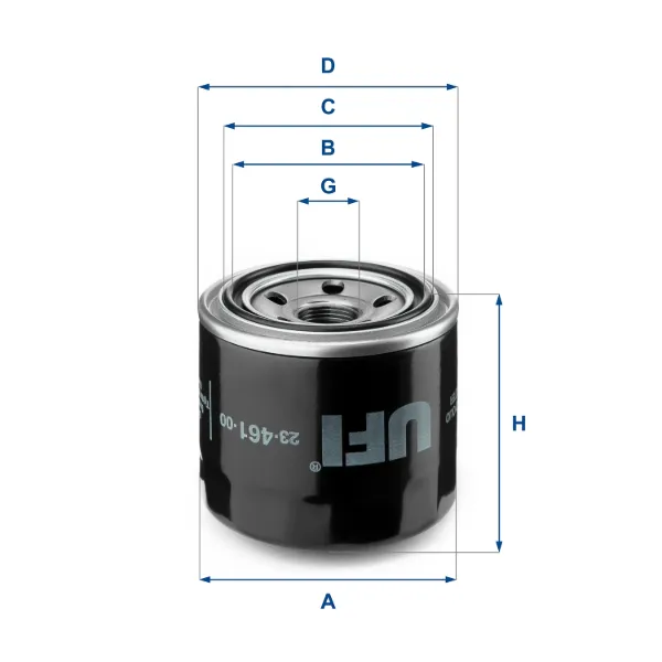 Filtro de aceite 2346100 UFI