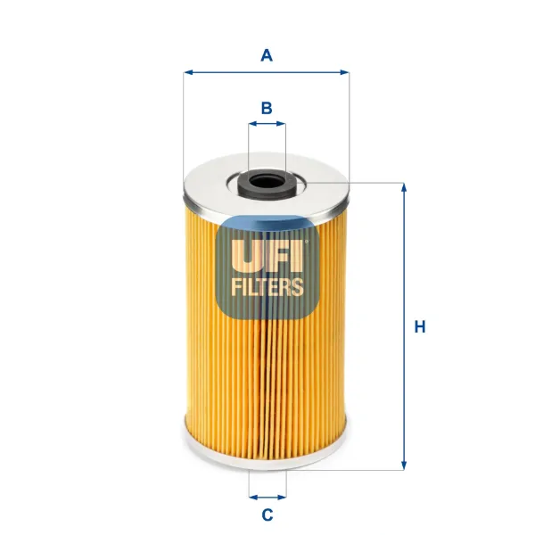 Filtro de combustible 2660900 UFI