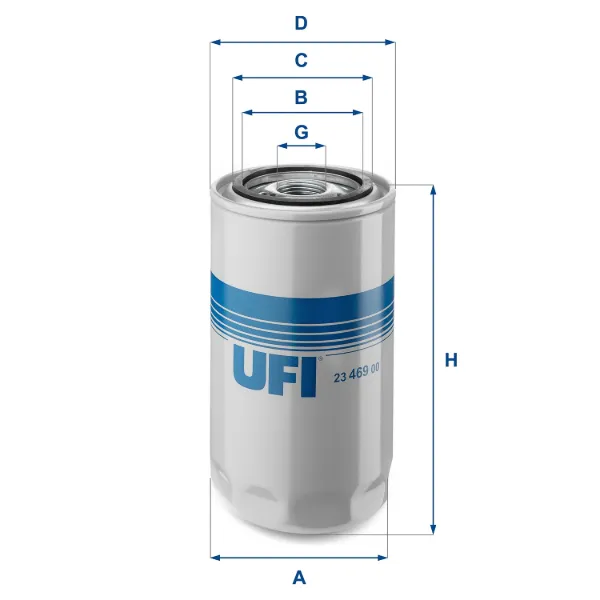 Filtro de aceite 2346900 UFI