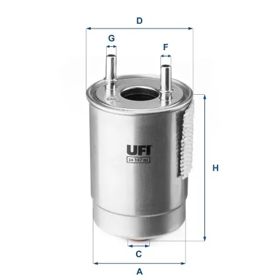 Filtro de combustible 2414700 UFI
