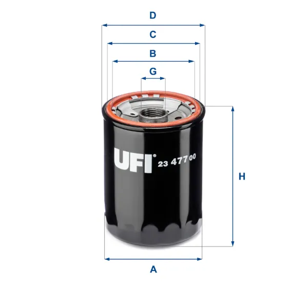 Filtro de aceite 2347700 UFI