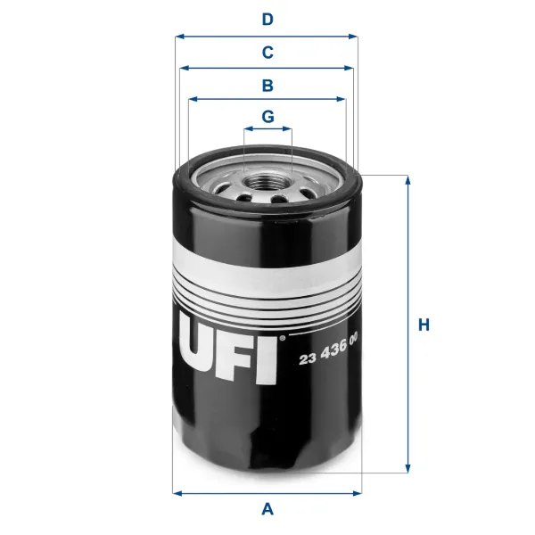 Filtro de aceite 2343600 UFI