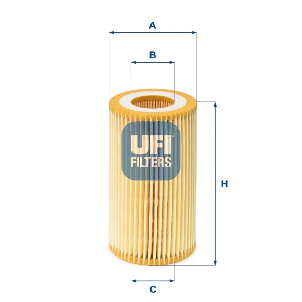 25.003.00 UFI filtro de aceite