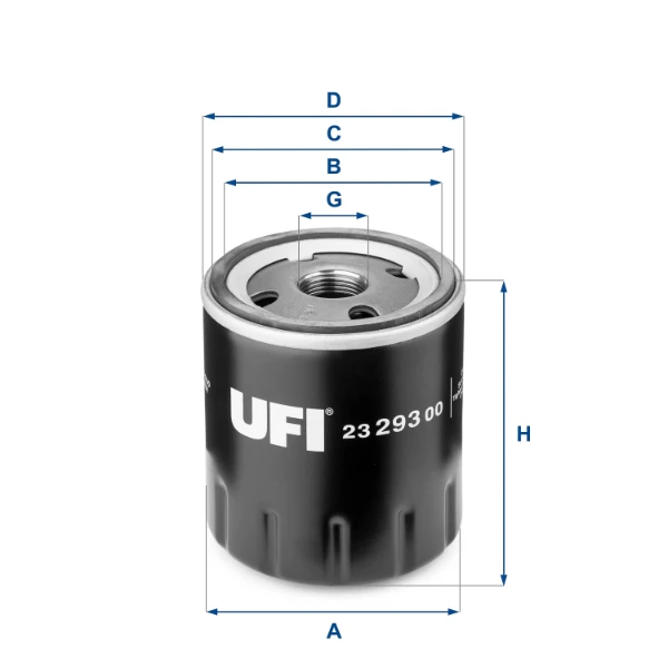 2329300 UFI filtro de aceite