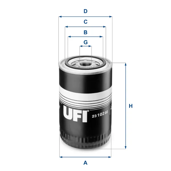 Filtro de aceite 2310202 UFI
