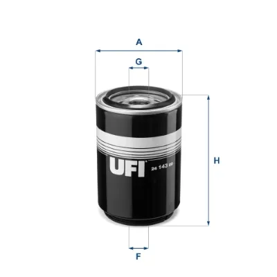 Filtro de combustible 2414300 UFI