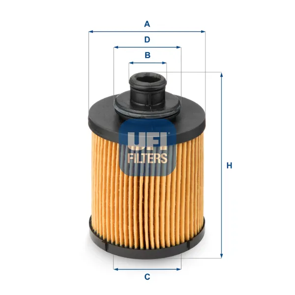 Filtro de aceite 2503100 UFI