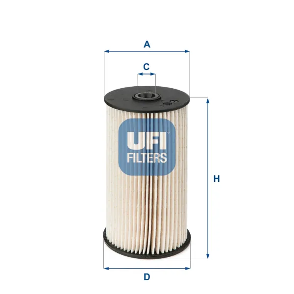 Filtro de combustible 2600700 UFI