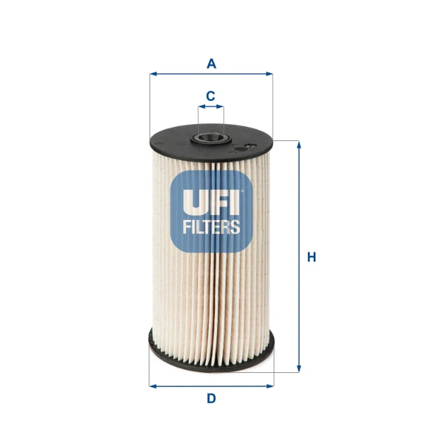 26.007.00 UFI filtro combustible