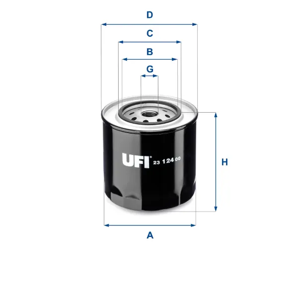 Filtro de aceite 2312400 UFI