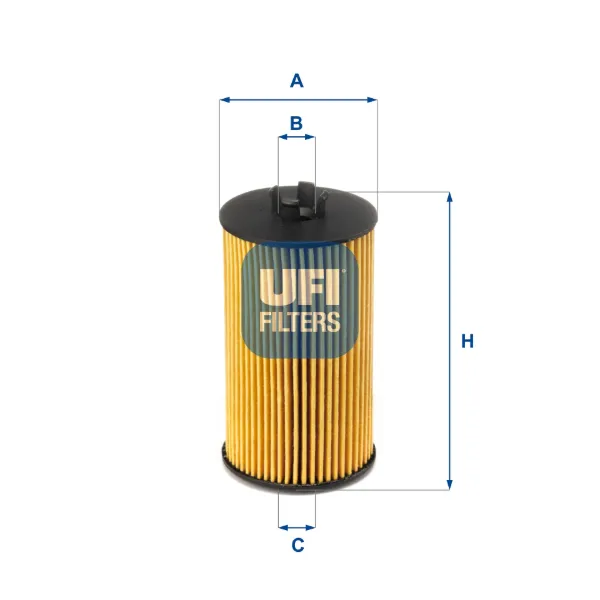 Filtro de aceite 2506400 UFI