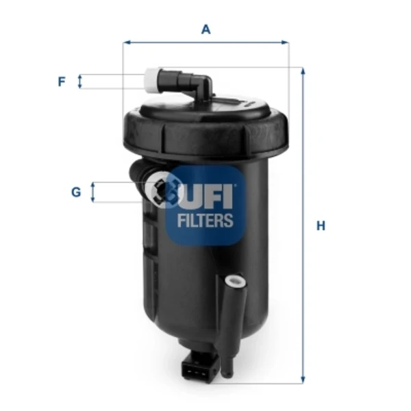 Caja, filtro de combustible Peugeot Boxer (250)