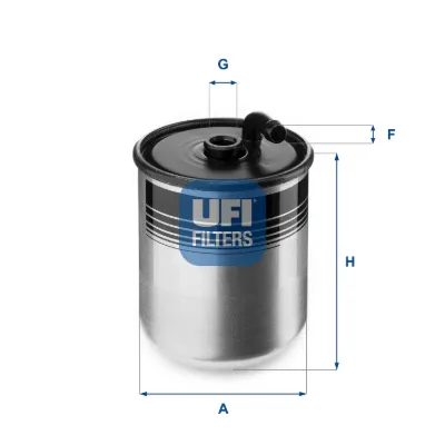 Filtro de combustible UFI 2442900