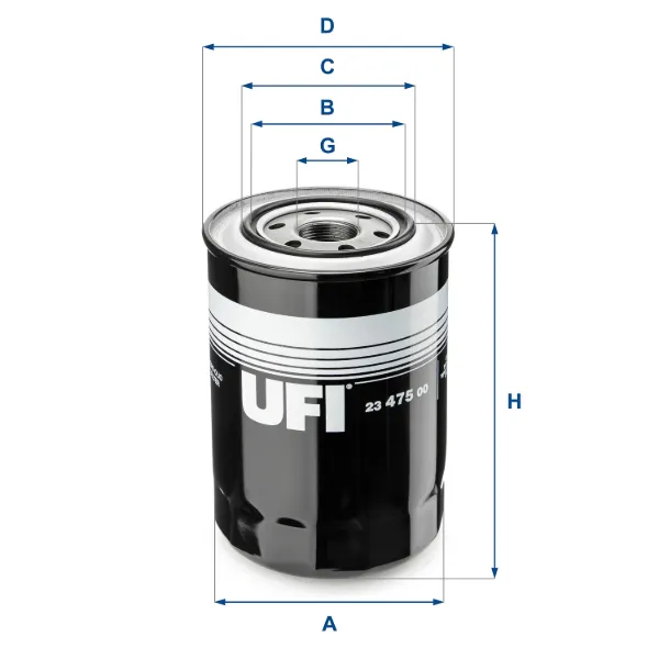 Filtro de aceite 2347500 UFI