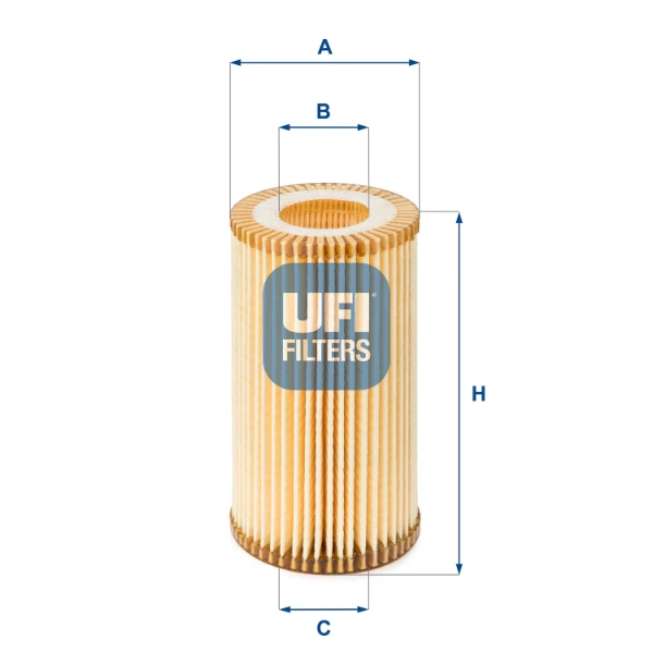 25.159.00 UFI filtro de aceite