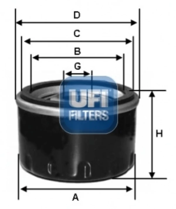 23.278.00 UFI filtro de aceite