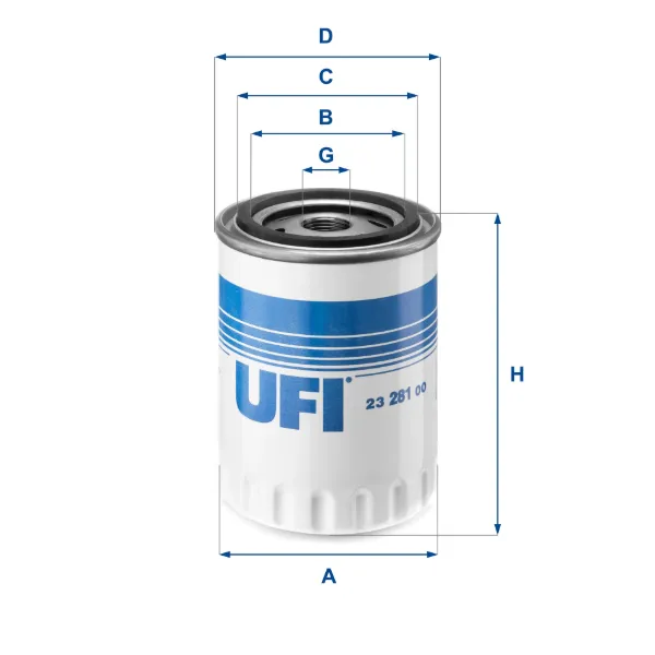 Filtro de aceite 2328100 UFI