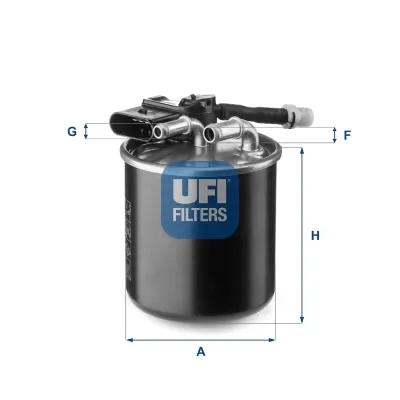 Filtro de combustible UFI 2415100