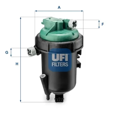 Filtro de combustible UFI 5517500