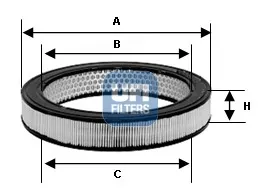 Filtro de aire 3081100 UFI