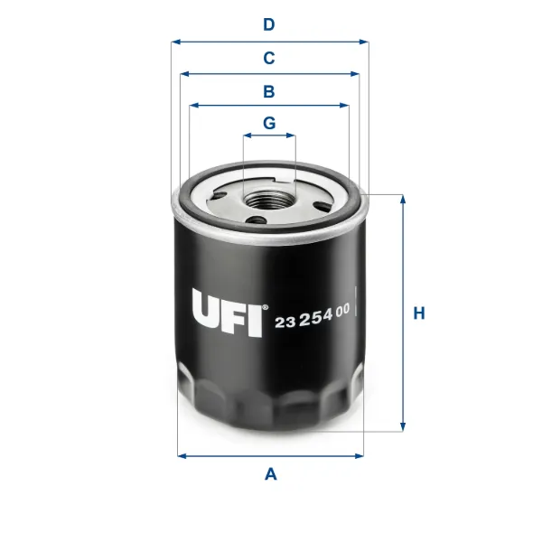 Filtro de aceite 2325400 UFI