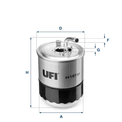 Filtro de combustible 2410700 UFI